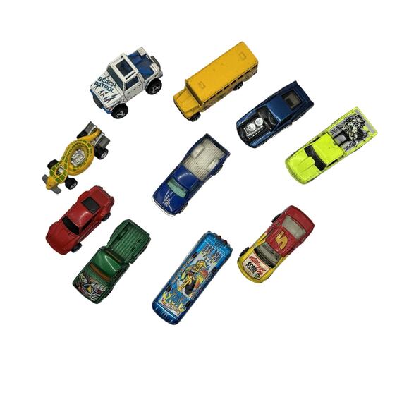 Vintage Hot Wheels Lot (10) 1985–2002 + 1:24 NASCAR • Porsche Chevy Dodge - Picture 3 of 4